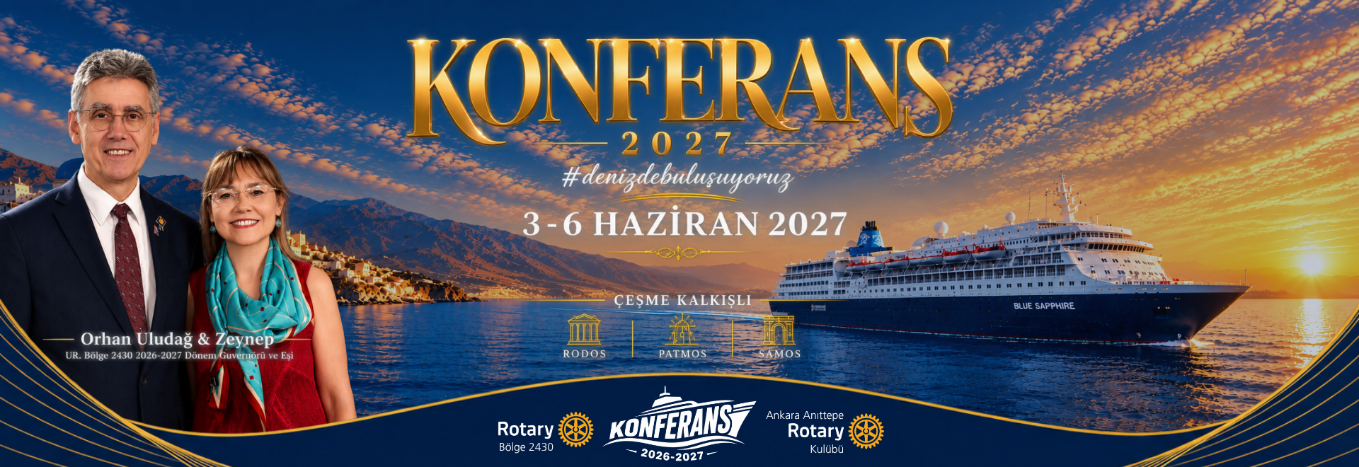 Konferans 2027 – 3-6 Haziran 2027, Çeşme kalkışlı, Selectum Blu Cruise